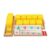 Amagogo Children Arithmetic Game Wooden Counting Trays Math Set Number Cards Symbol Cards Bead Blocks Counting Beads for Early Arithmetic and Number, Yellow, Yellow