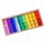 Amagogo Children Building Blocks Acrylic Construction Set Stacking Toys with Translucent Pieces and Storage Box Suitable for Classroom Activities Gift Giving, Translucent Combination No. 6
