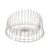 Amagogo Rotating Dish Rack Circular Plate Organizer Bowl Rack Stand with Open Wire Frame Stainless Steel Build Suitable for Compact Kitchens Condos Office Break Rooms