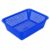 Amagogo Storage Basket Home Organizer Polypropylene Bin Sturdy Design Multipurpose Storage Suitable for Laundry Room Bedroom Pantry , Blue