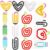 AmazingSpark 12 Pcs Back to School Jumbo Teacher Acrylic Paper Clips 4 Inch Paperclip Bookmark Set Teacher Appreciation Gifts Back to School Office Classroom Party Supplies