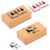AmazingSpark 2 Pcs Christmas Wooden Stamps Merry Christmas Ho Ho Rubber Stamp for Xmas Holiday Crafting DIY Scrap Booking Card Making Hand Book