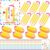 AmazingSpark 36 Set Back to School Teacher Gifts Jumbo Acrylic Paper Clips with Cards Sunday Appreciation Day Operation Paperclip Bookmark Classroom Supplies (Pencil Style,Back School)