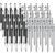 AmazingSpark 40 Pcs Tool Pen Gifts for Men 6 in 1 Multi-tool Pens with Level Gauge Stylus Vernier Caliper Multi Tool Bulk Gifts for Adult Men Dad Husband Birthday Stocking Stuffer(Black)