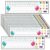 AmazingSpark 48 Pcs Traditional Cursive Name Plate for Desk, Self Adhesive Nametags with Alphabet Number Line 1-30 Waterproof Standard Alphabet Nameplates for Classroom School