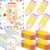 AmazingSpark 48 Set Back to School Teacher Gifts Jumbo Acrylic Paper Clips with Cards Sunday Appreciation Day Operation Paperclip Bookmark Classroom Supplies (Pencil Style 2,Back School)