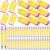 AmazingSpark 48 Sets Back to School Teacher Appreciation Gifts Bulk, Jumbo Acrylic Paper Clips&Ballpoint Pens, Cute Paperclip Bookmarks for First Day of School, Office Stationery Supplies (Pencil-b)