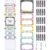 AmazingSpark 57 Pcs Classroom Behavior Chart for Student Management Kids Pastel Composition Book Tracking Chart Hanging Creative Bulletin Board with 40 Clips for School Preschool Child Care