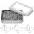 AmazingSpark 60 Pack Texas State Shaped Paper Clips – Silver Metal Bookmarks, Fun Souvenir & Office Desk Organizer for Students & Teachers(Silver)