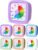 AmazingSpark 6 Pack Visual Timer 60 Minute Countdown Timer Gradient Colored Countdown Clock for Homeschool Supplies Study Tool, Classroom Home Office Time Management Tool (Multicolor)
