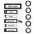 AmazingSpark Voice Level Pocket Chart for Room with 5 Pack LED Puck Lights 24″x 16″ Voice Level Chart Set for Bulletin Board Room Management(Polka Dot)