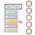 AmazingSpark Voice Level Pocket Chart for Room with 5 Pack LED Puck Lights 24″x 16″ Voice Level Chart Set for Bulletin Board Room Management(Composition)