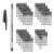 Amazon Basics Ballpoint Pens, Medium Point 1.0mm, Black Ink, 144-Pack