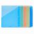 Amazon Basics Binder Organizer, Plastic Document Folders, File Jacket, 3-Hole Punch, 9.3 x 11.2 inches, Assorted Colors, 25-Pack