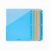 Amazon Basics Binder Organizer, Poly Jacket, 3-Hole Punch, Assorted Colors, 5-Pack