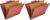 Amazon Basics Classification Folder with Prongs, Pressboard, 2 Dividers, 2-Inch Expansion, Letter Size, Red, Pack of 20, for Organizing Documents