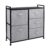 Amazon Basics Closet Organizer with 5-Fabric Storage Drawers for Bedroom, Living Room, Black
