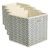 Amazon Basics Collapsible Cube Storage Organizer Bins, 24-Pack, 10.5 x 10.5 x 11 inches, Chevron Grey
