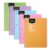 Amazon Basics College-Ruled Spiral Notebooks, 70 Sheets, 10.5″ x 8″, Perforated Pages, Assorted Pastel Solid Colors, 5-Pack