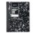 Amazon Basics Composition Notebook, College Ruled, 100 Sheets, 9.75″ x 7.5″, Marble Black, Sturdy Cover
