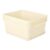 Amazon Basics Decorative BPA-Free Plastic Storage Baskets, 13.66 x 11.34 x 5.39 inches, Ivory, 4-Pack