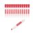Amazon Basics Dry Erase Whiteboard Markers, Chisel Tip, Low-Odor, Red, 12-Pack, For Writing on Whiteboards