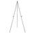 Amazon Basics Easel Display Stand, Instant Floor Poster, Lightweight, Collapsible and Portable with Tripod Base, Black Steel (supports 5 pounds)