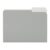 Amazon Basics File Folders for Organization, Letter Size, 1/3 Cut Tab, Gray, 36-Pack