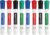 Amazon Basics Low-Odor Dry Erase Whiteboard Markers, Chisel Tip, Quick-Dry, Black, Red, Green, Blue, 8-Pack