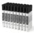 Amazon Basics Low-Odor Dry Erase Whiteboard Markers, Fine Tip, Quick-Dry, Black, 36-Pack