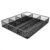 Amazon Basics Metal Mesh Desk Organizer with 6 Compartments, Anti-Slip Pen Holder Storage Tray for Office Supplies and Home, Black