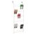 Amazon Basics Over the Door Metal Shoe Rack, 18 Pair Capacity, Space Efficient, Powder-Coated for Rust Resistance, White