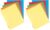 Amazon Basics Twin Pocket File Folders with Fasteners, Letter Size, Business Card Slot, Assorted Colors, 50-Pack