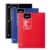 Amazon Basics Wide Ruled Spiral Notebooks, 70 Sheets, 7-1/2″ x 10-1/2″, Perforated, Assorted Primary Solid Colors, 3 Pack