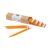 Amazon Basics Wood-Cased #2 HB School Pencils with Erasers for Writing and Drawing, Pre-sharpened, Soft Strong Lead, Orange, 30 Count