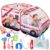 Ambulance Pop-up Play Tent for Kids with Sounds, Doctor Kit & Ball Pit for Toddlers & Up – Easy Setup Pop up Toy for Indoor & Outdoor, Emergency Vehicle Playset, Pretend Play, Great Gift