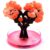 Ameble Mini Heart Shaped Growing Tree, Paper Tree DIY Crystal Growing Kit, Novelty Toy for Kids, Valentine’s Day Decor, Science Experiment Craft