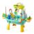 Ameble Play Sink for Toddlers 1-3 Play Sink with Running Water – Electric Recirculating Toy with Volcano Spray Fishing & Slide Activities (Blue)