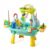 Ameble Play Sink for Toddlers 1-3 with Running Water Electric Recirculating Toy with Volcano Spray Fishing & Slide Activities – Blue