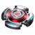 AMEIYUN Luminous Finger Hand Spinners Sensory Desk Toy for Kid Adult,Fingertip Gyro Gadget, Toy for Stress Anxiety Relief, Metal Fidget Spinner (Silver,A)
