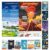 Amerbe 13Pcs Spanish Earth Science Geography Posters, 11×17 Inch Waterproof Educational Wall Charts, Classroom Decor for Middle & High School, Bulletin Board Geography Set
