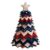 Americana Christmas Tree Quilt Kit, DIY Patchwork Kit (1pcs)