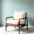 American Arm Chair Leather Light Luxury Cigar Chairs Retro PU Wingback Chairs Wood Accent Chairs Ergonomic Solid Beanbag Sofachairs for Homes Clubs Whisky Bars Cafes Tea Reading Areas