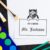 American Bulldog Peeking Ex Libris Book Stamp, Duo Hand Mount