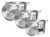 American Dream 3-Piece Heavy-Duty Aluminum Stock Pot Set with Steamer Inserts & Lids – 24 Qt, 32 Qt & 40 Qt, Large Capacity Cookware for Seafood Boils, Soups, Steaming & Commercial Kitchens