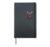American Football French Bulldog Pocket Frenchie Dog Sports Hardcover Journal, Black