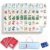 American Mahjong Set, 160 Tropical Watercolor Tiles with Tote