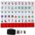 American Mahjong Set Acrylic Mahjong Tiles Portable Travel Game Set