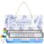 American Mahjong Tile Set, American Mahjong Set Complete with Bag, 166 White Tiles with Bag and Accessories, 4 All-in-One Mahjong Racks with Pushers, Travel Vita Mahjong Tile Game Set