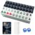 American Mahjong Tile Set Snowy Mountain Pine Forest Lake Reflection under Full Moon Cinematic 166 Acrylic Mahjong Tiles 1.4″ Large Mahjong Game Set with Bag and Accessories for Gift Travel Party